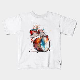 Drum Set Kids T-Shirt